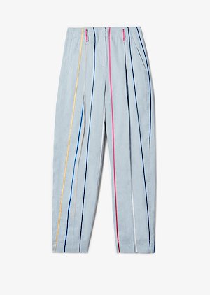 Tapered Rainbow Stripe Trouser Tapered Rainbow Stripe Trouser