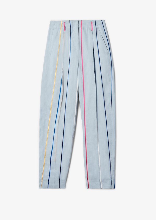 Tapered Rainbow Stripe Trouser Tapered Rainbow Stripe Trouser