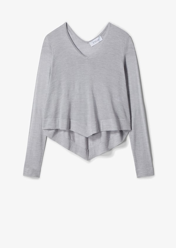 Ventura V Neck Tiered Sweater Ventura V Neck Tiered Sweater