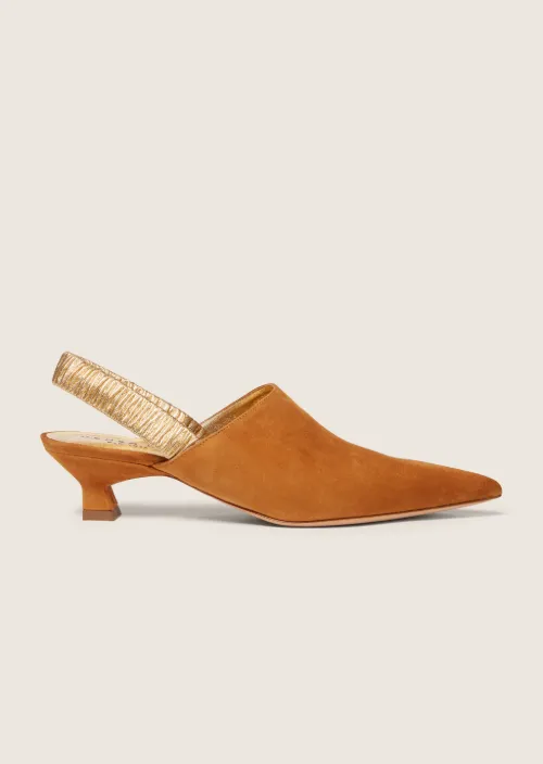 Amelie Pointed Toe Sling Back Pump