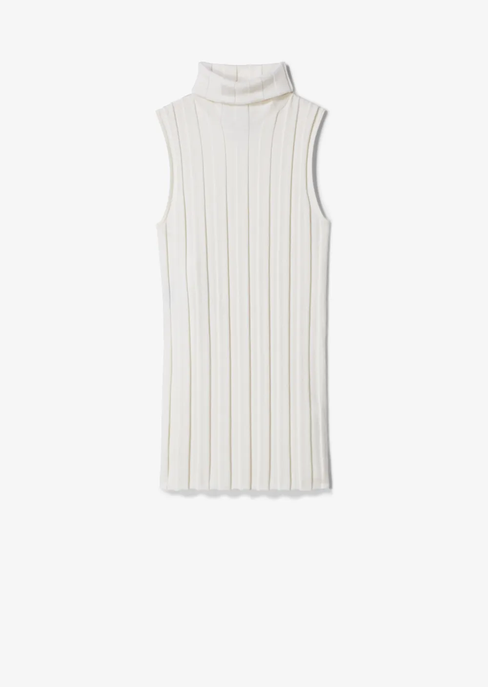 Elle Ribbed Sleeveless Turtleneck