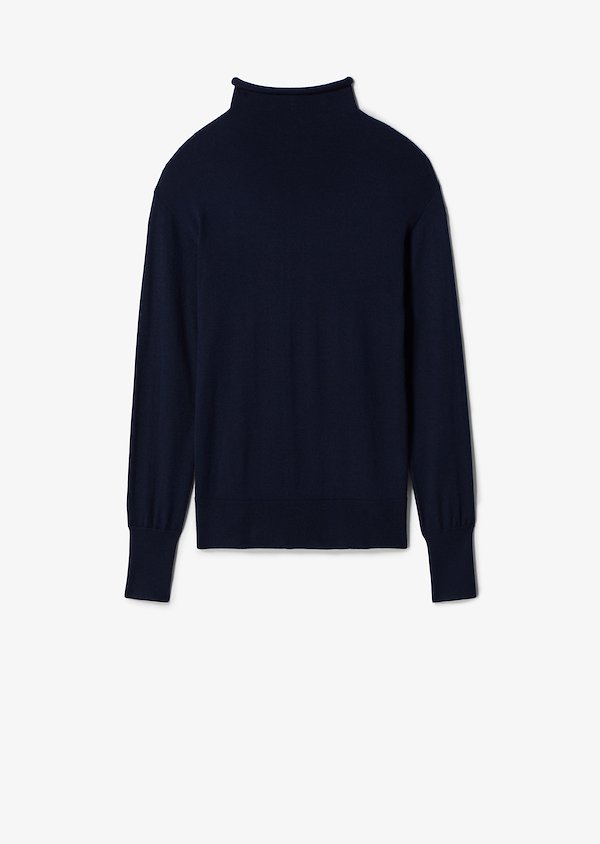 Noor Cowl Funnel Neck Sweater Noor Cowl Funnel Neck Sweater