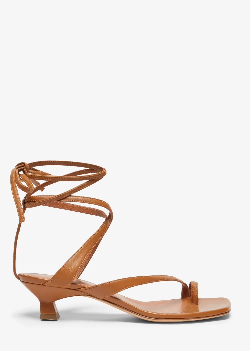 Sirene Strappy Ankle-Wrap Sandal