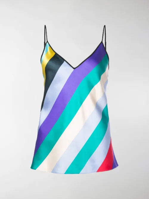 Diane Von Furstenberg - Canotta Carson a strisce