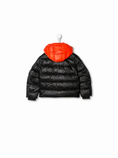 Diesel Kids colour block quilted jacket Eraldo FR