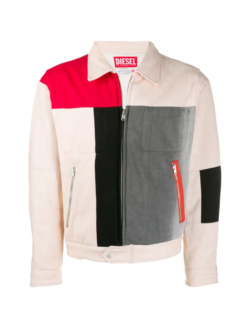 diesel jacket red