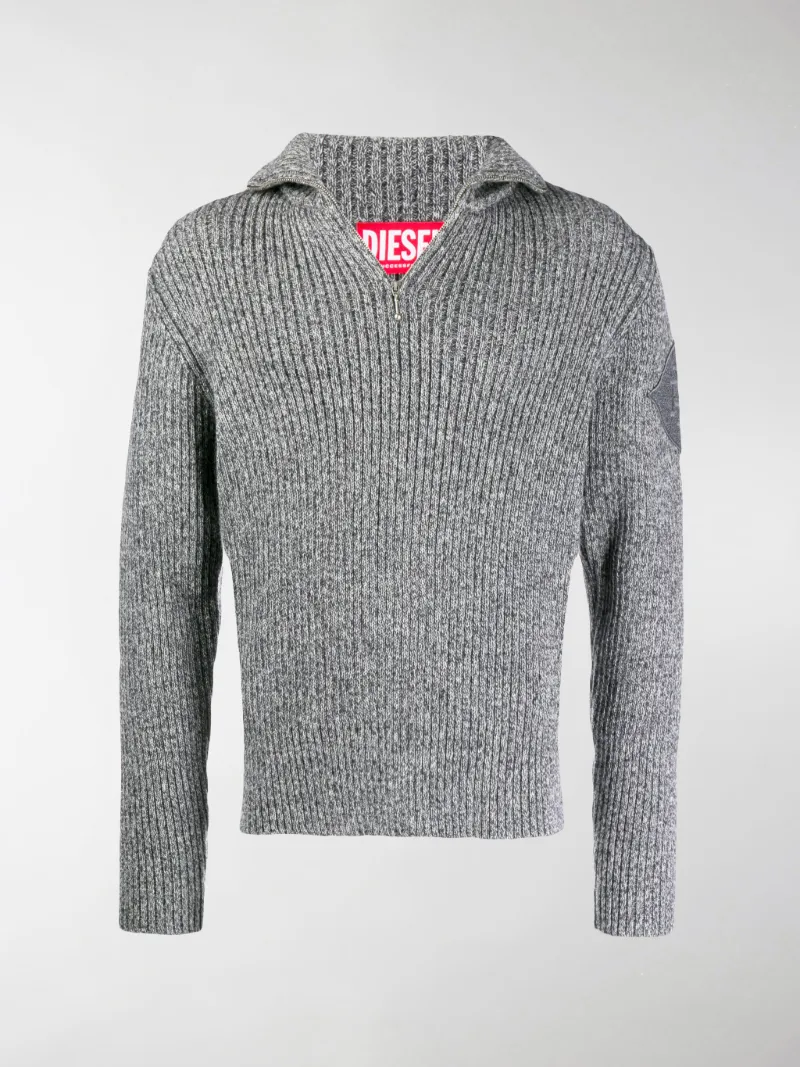 diesel white jumper