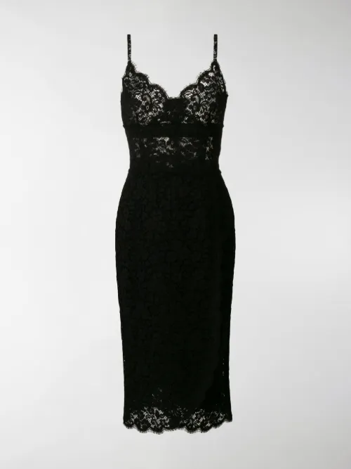 Dolce & Gabbana - Abito midi di pizzo