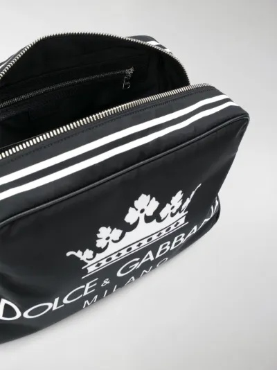 Dolce \u0026 Gabbana Astuccio da bagno con logo DG nero | MODES