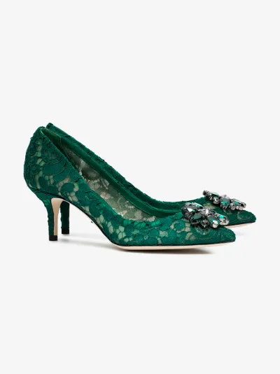 dolce and gabbana lace heels