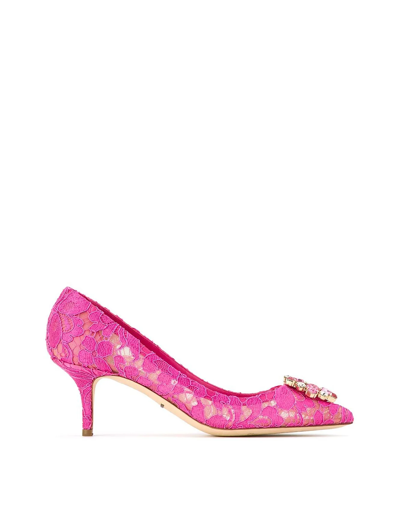 dolce and gabbana pink heels