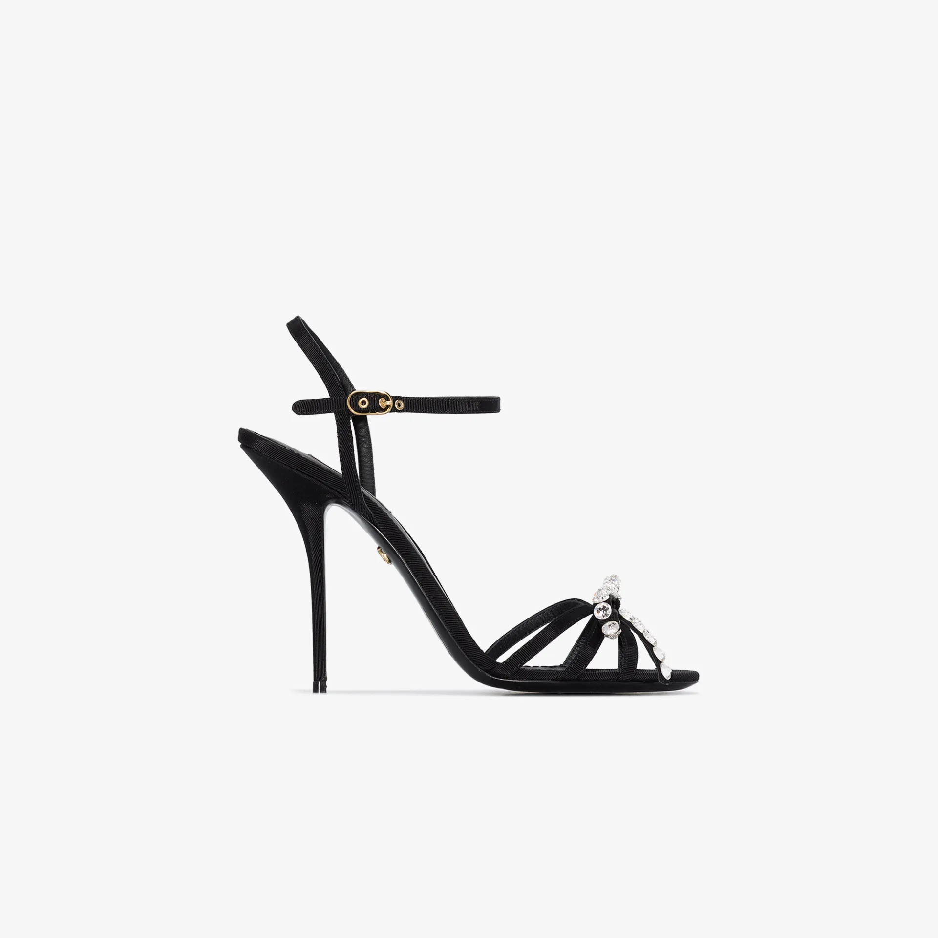 crystal bow sandals