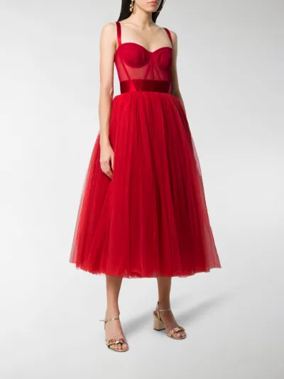 midi dress tulle