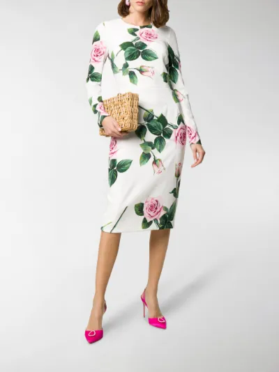 dolce and gabbana white dress