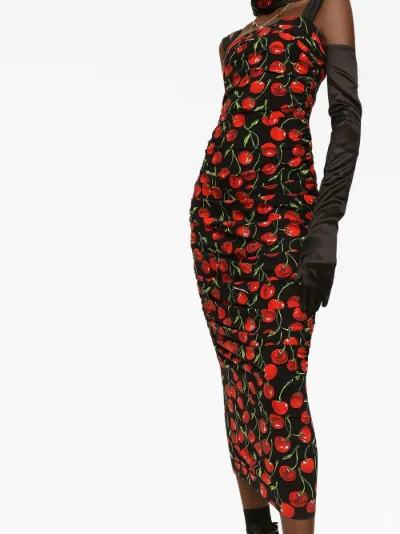 Dolce gabbana cherry dress sale