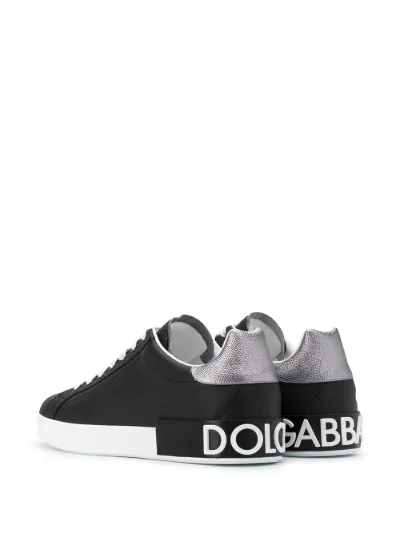 Dolce \u0026 Gabbana classic portofino sneakers black | MODES