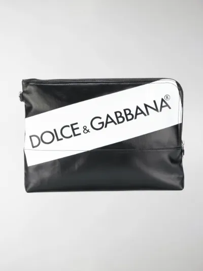 Dolce & Gabbana - Clutch con logo