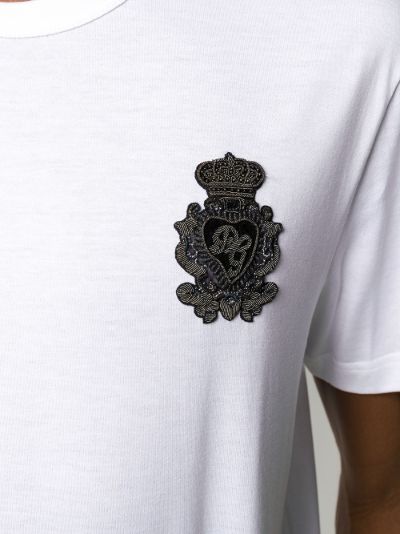 dolce and gabbana crest t shirt