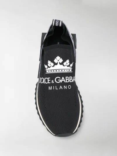 Gabbana crown print Sorrento sneakers 