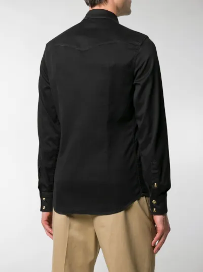 Dolce \u0026 Gabbana denim shirt black | MODES