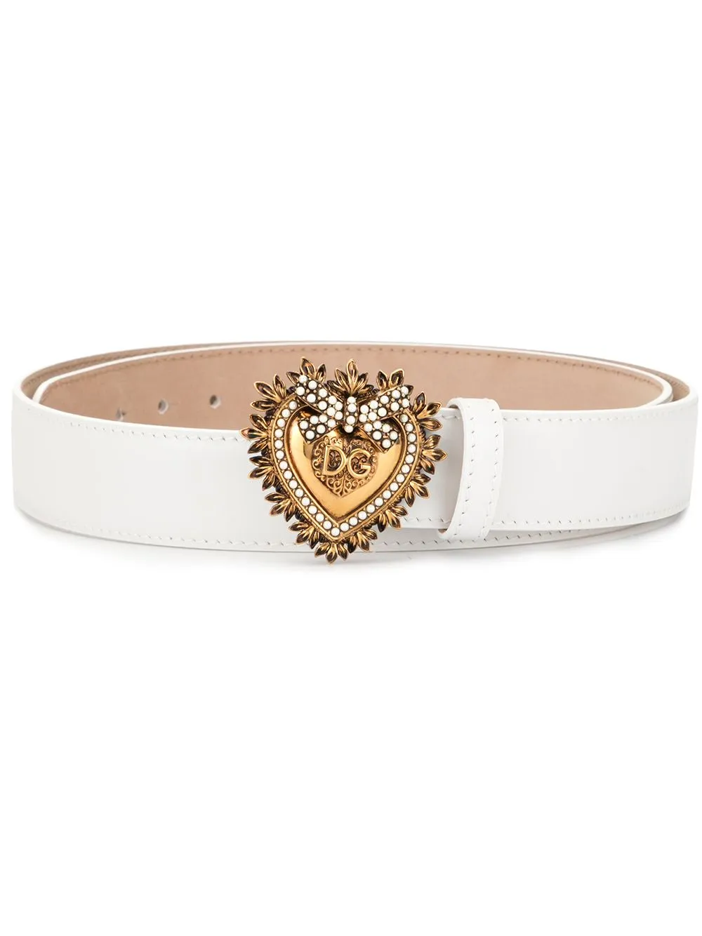 Dolce and gabbana heart on sale belt