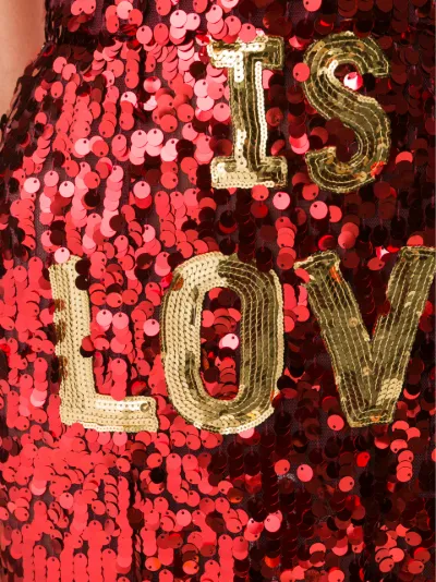 Dolce Gabbana D G is love sequin dress Eraldo US