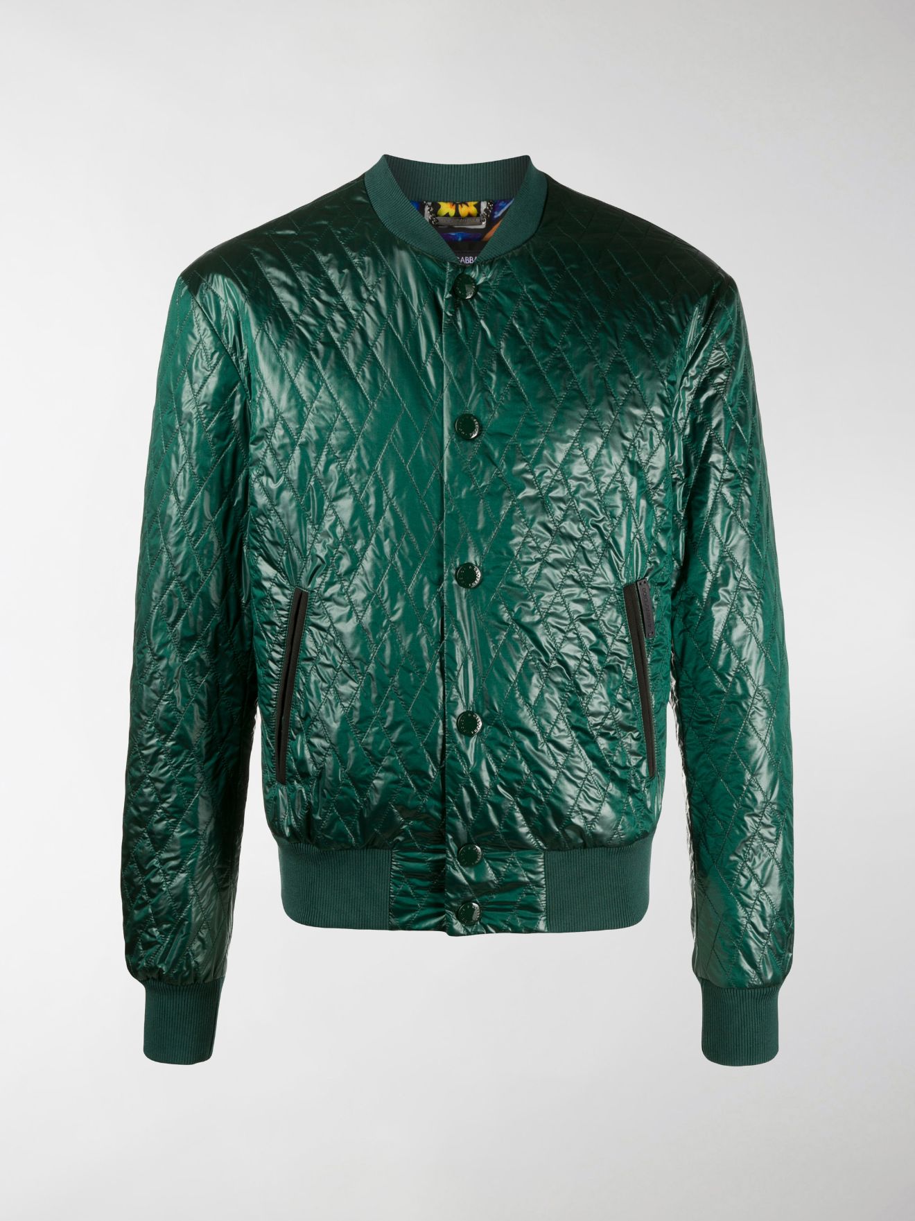 dolce and gabbana green jacket