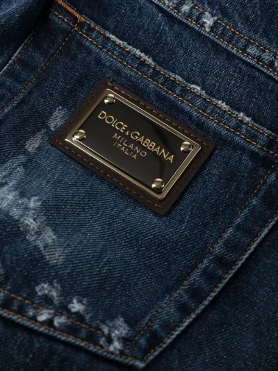 dolce and gabbana distressed jeans
