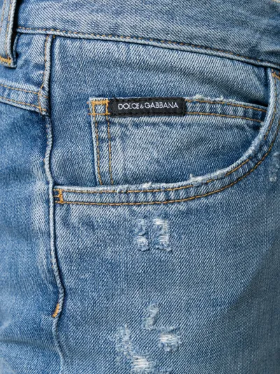 dolce gabbana ripped jeans