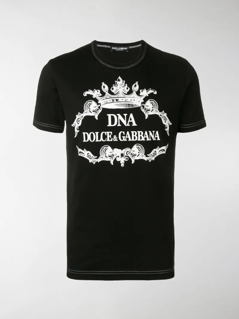 Dolce \u0026 Gabbana DNA T-shirt black | MODES