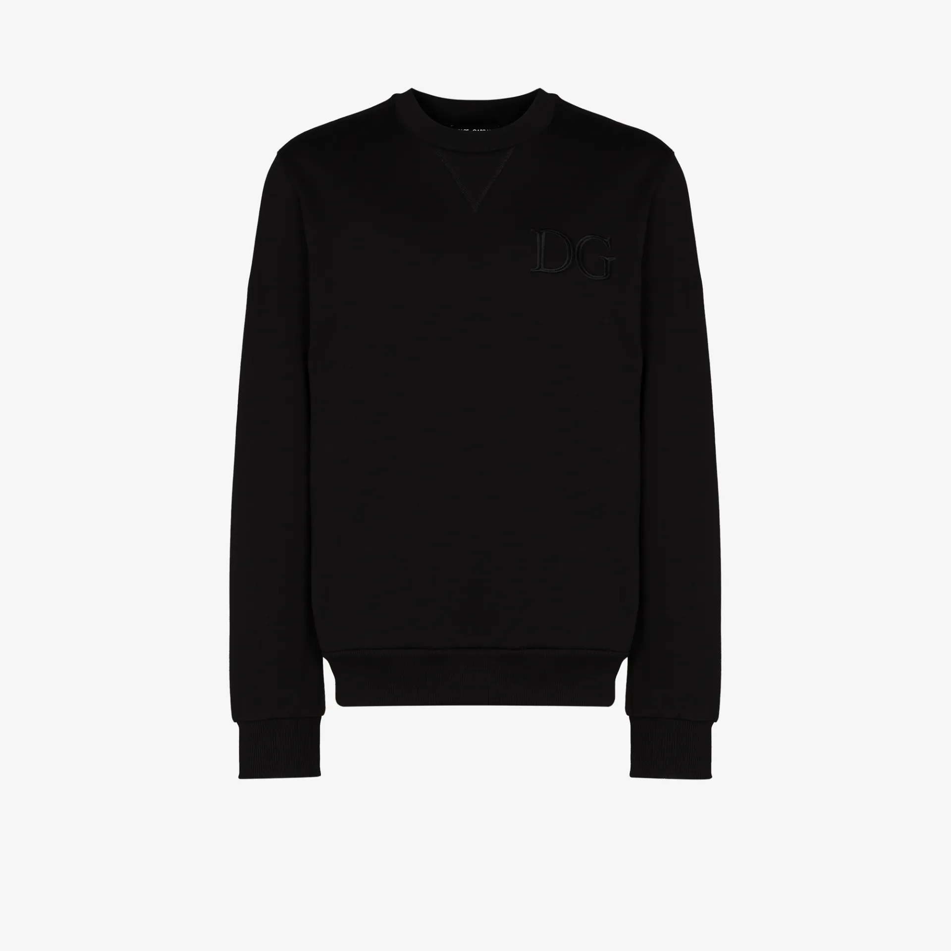 embroidered logo sweatshirt