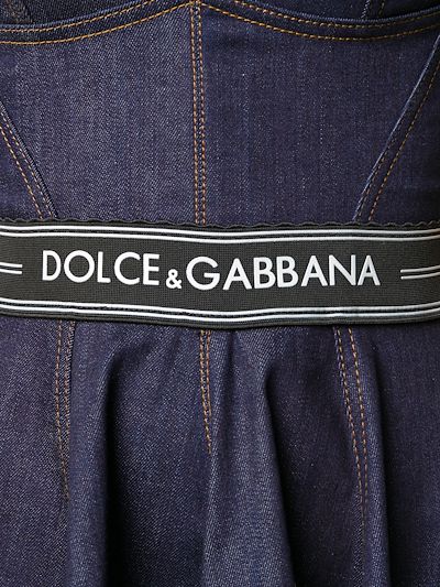 dolce gabbana denim dress