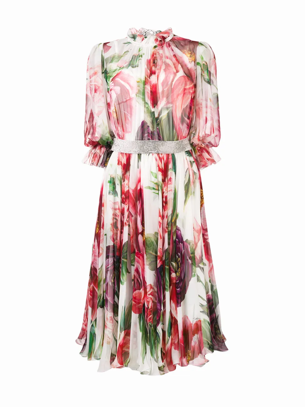 Dolce and gabbana outlet peony print dress