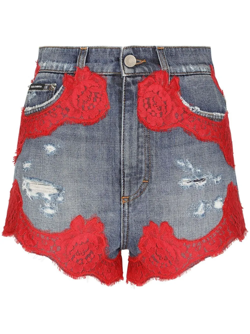 Dolce and gabbana denim shorts best sale