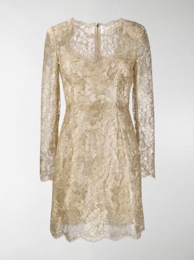 dolce and gabbana lace dress