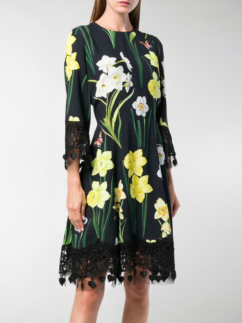 dolce and gabbana daffodil dress