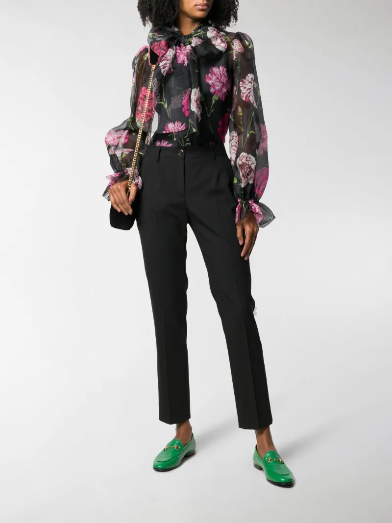 dolce gabbana floral blouse