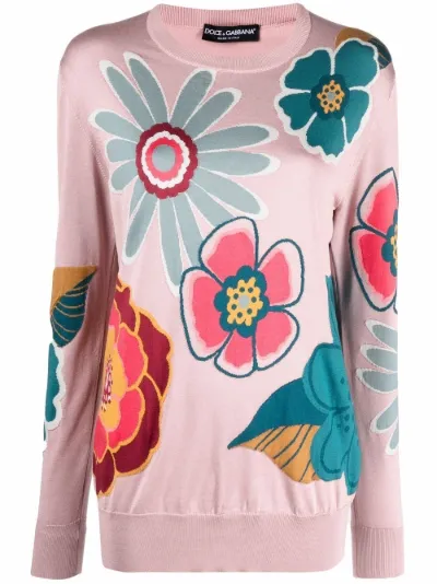 floral print jumper