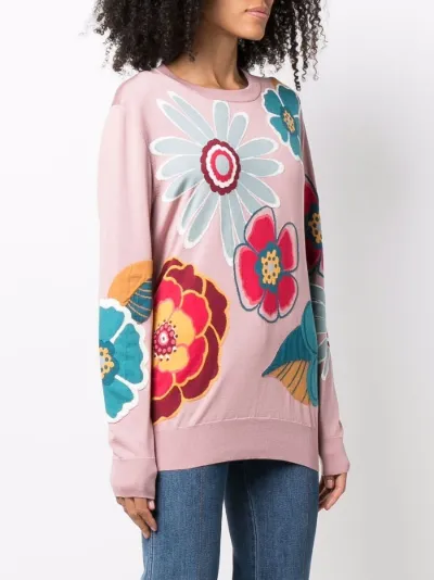 floral print jumper