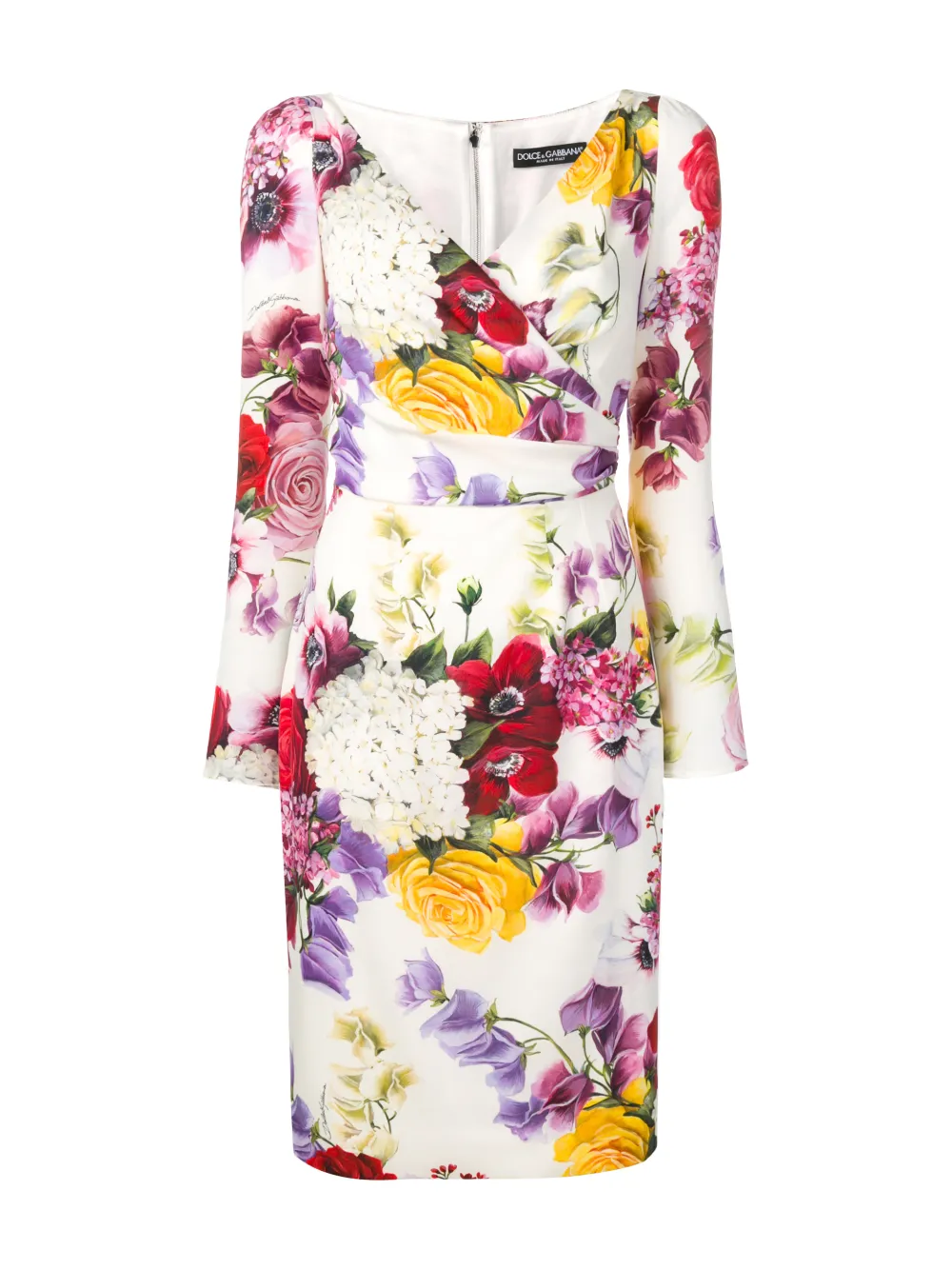 Dolce gabbana floral print dress best sale