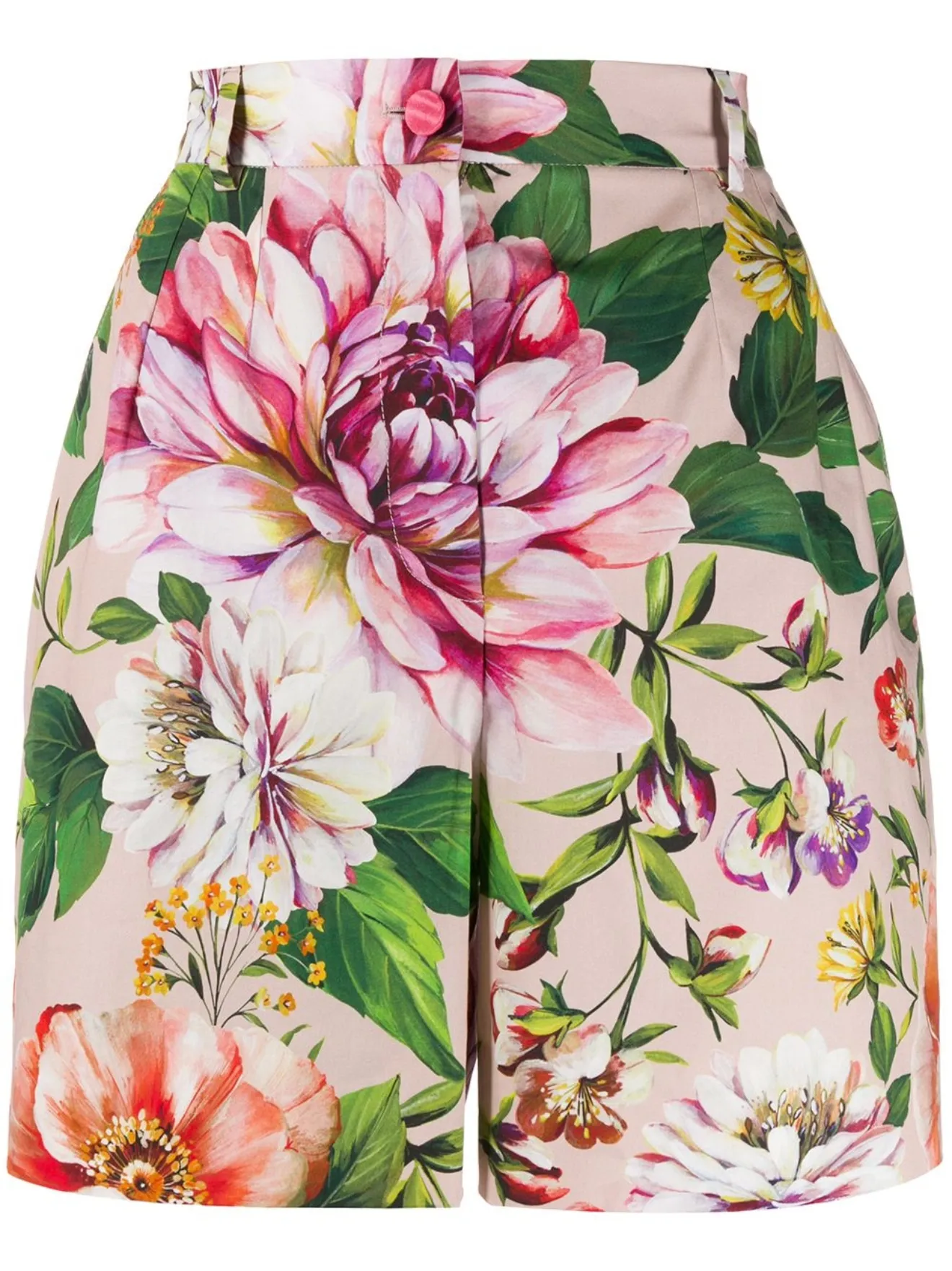 Gabbana floral print shorts pink | MODES