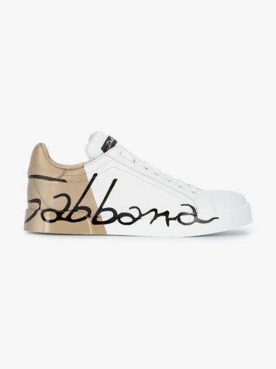 dolce and gabbana sneakers gold
