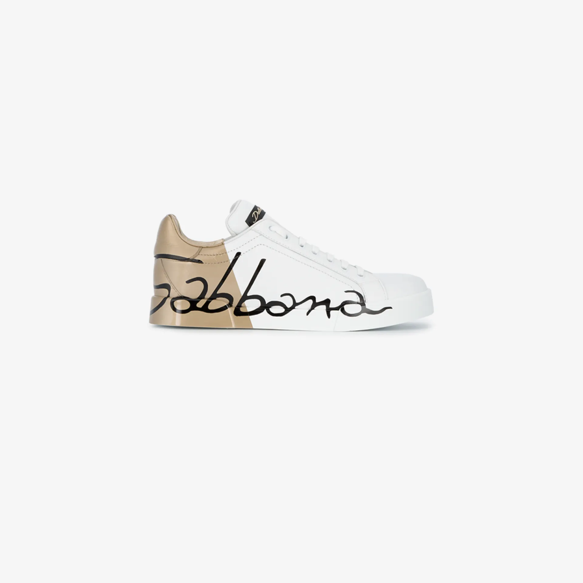 dolce and gabbana logo print sneakers