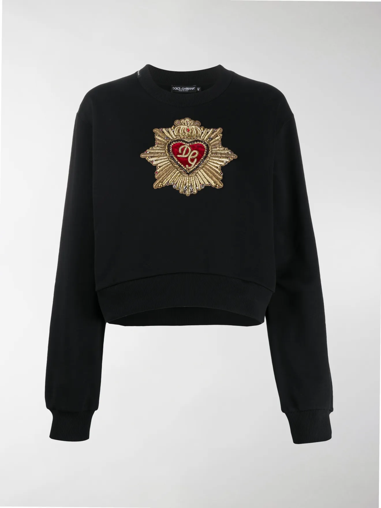 dolce and gabbana black sweatshirt