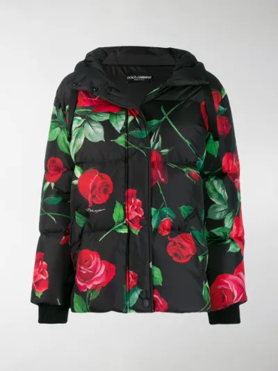 floral down jacket