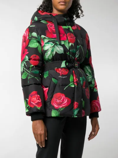 floral down jacket