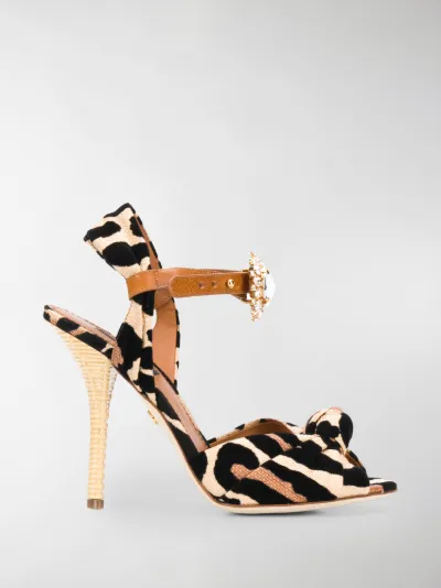 leopard print sandals