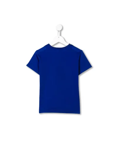 Dolce & Gabbana Kids Boys Tee Crew Neck Blue T Shirt Size 4/4T Read 2024 descr Authen