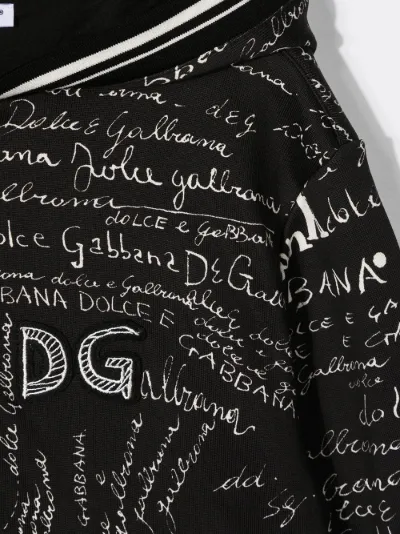 dolce and gabbana logo hoodie