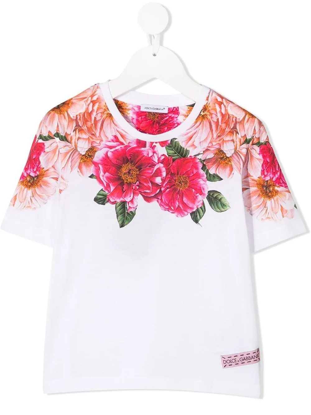 dolce gabbana t shirt flower